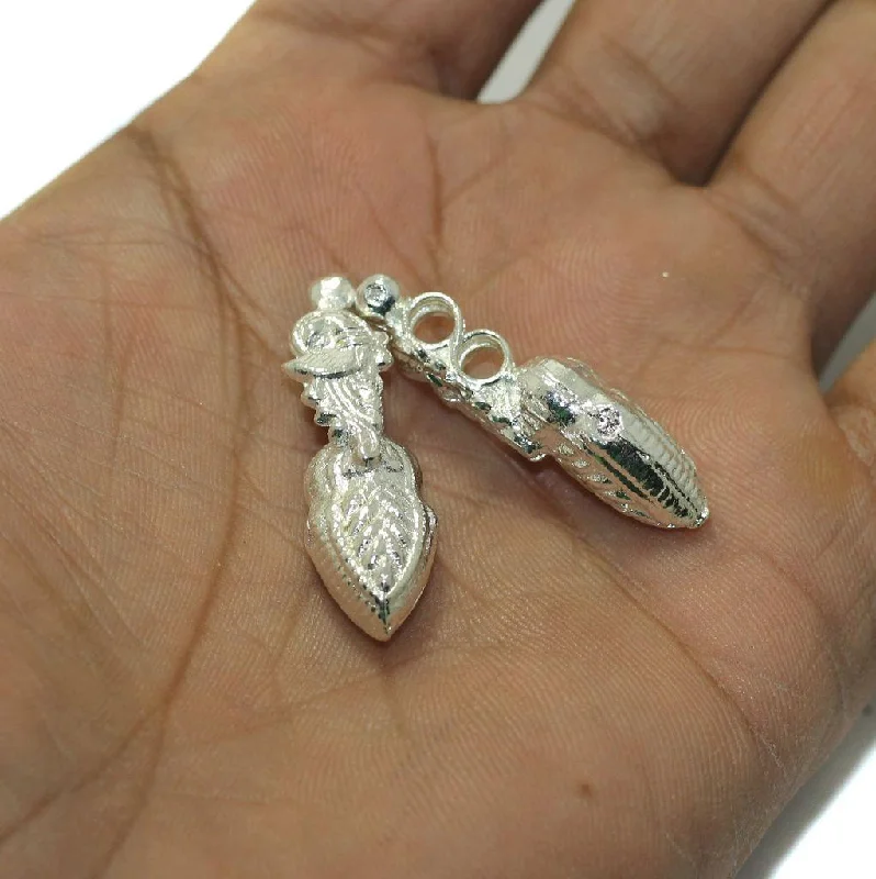 personalized gemstone pendant necklace 10 Pcs,1.5 Inch Metal Pendant Silver
