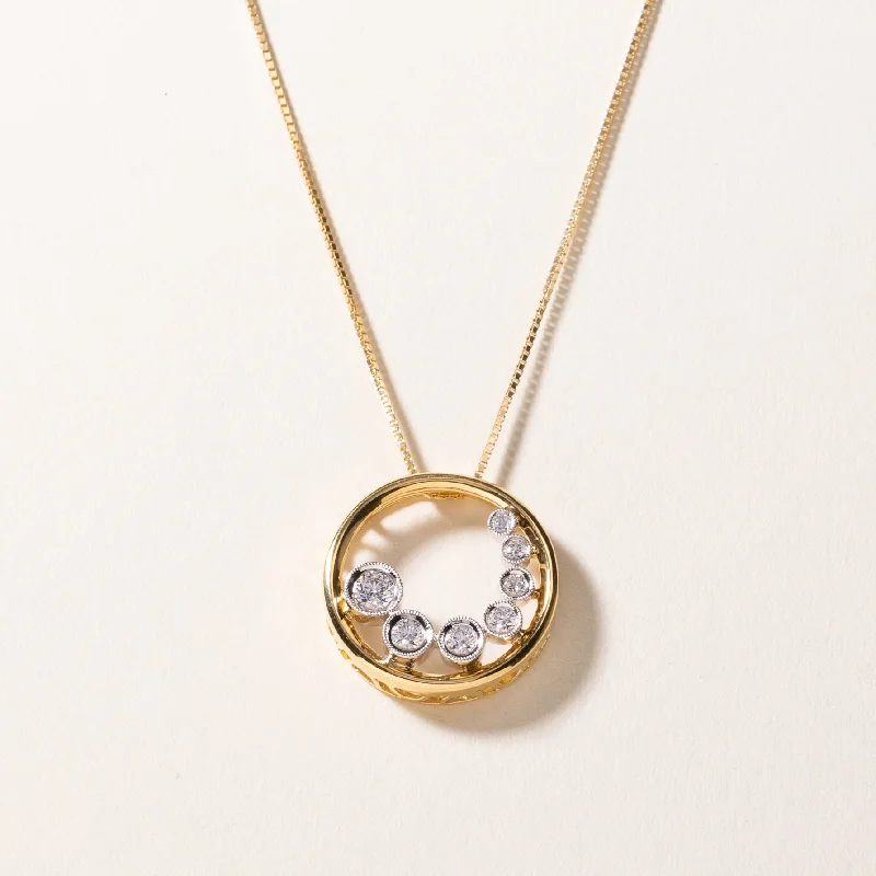 delicate pearl bracelet 14k Yellow Gold Diamond Necklace | 0.82ctw | 18"