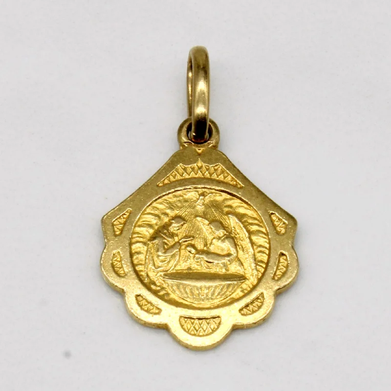 18k Yellow Gold Charm