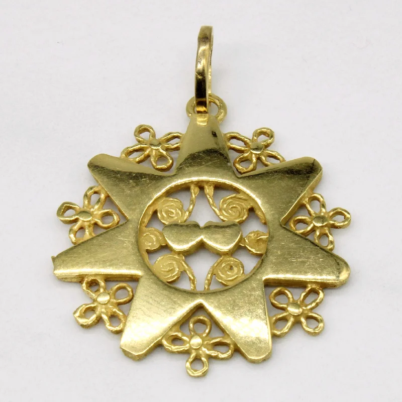 18k Yellow Gold Pendant