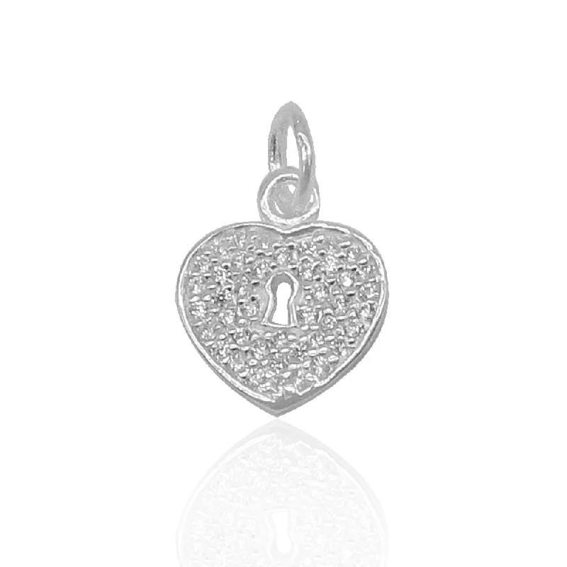 real opal ring for women Andi Lock Heart 925 Sterling Silver Pendant