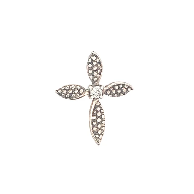 unique square diamond ring Autumn of My Life Silver Pendant