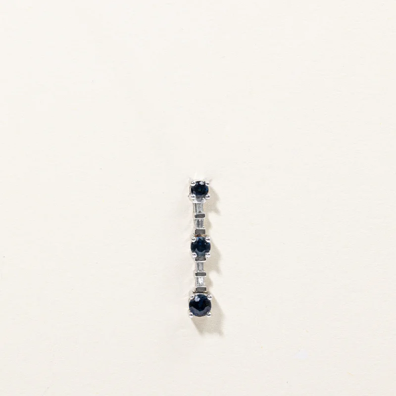 minimalist stacking rings set Blue Sapphire & Diamond Column Pendant | 0.62ctw, 0.03ctw | minimalist stacking rings set Blue Sapphire & Diamond Column Pendant | 0.62ctw, 0.03ctw |