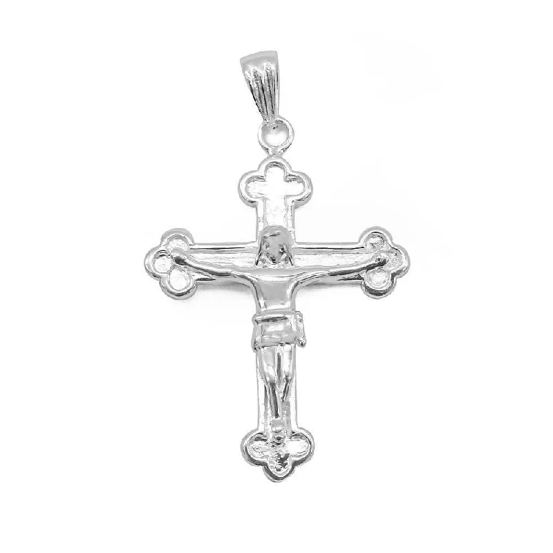 dainty gold chain ring Cross with Jesus ALEXANDRA Pendant