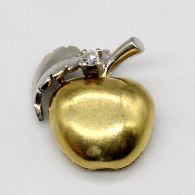 Diamond Apple Pendant | 0.03ct |