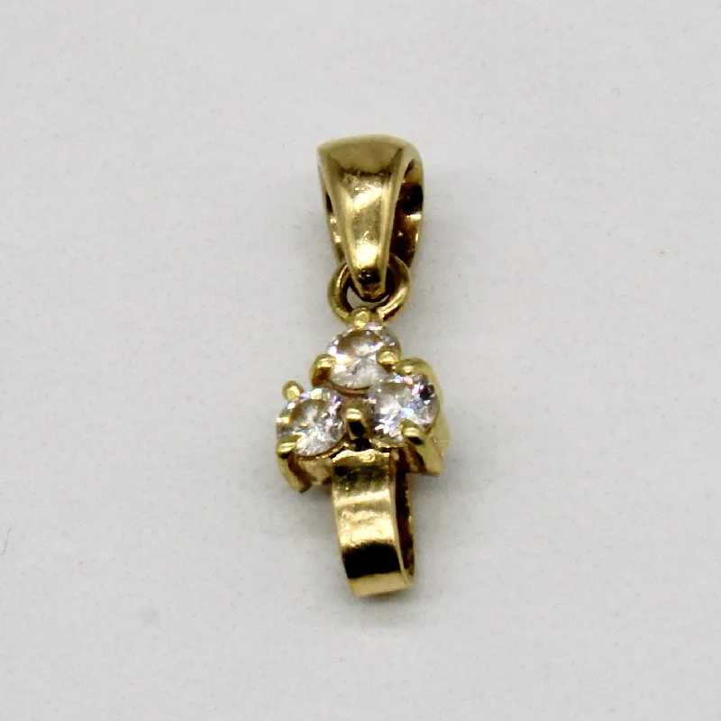 Diamond Cluster Pendant | 0.12ctw |