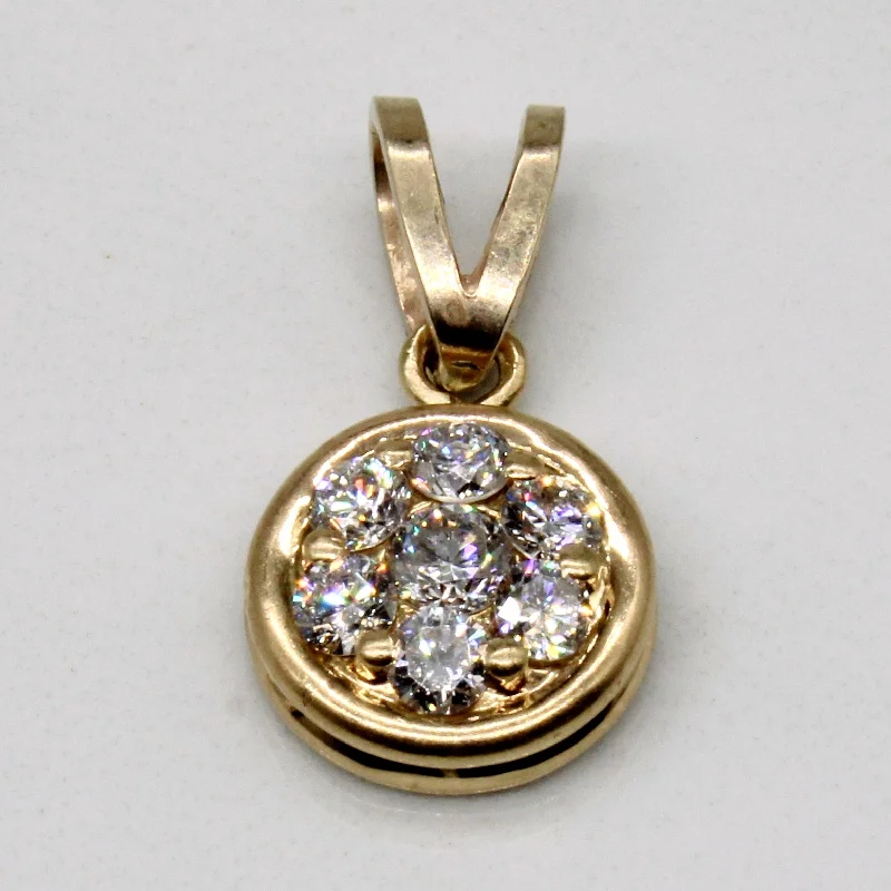 Diamond Cluster Pendant | 0.46ctw |