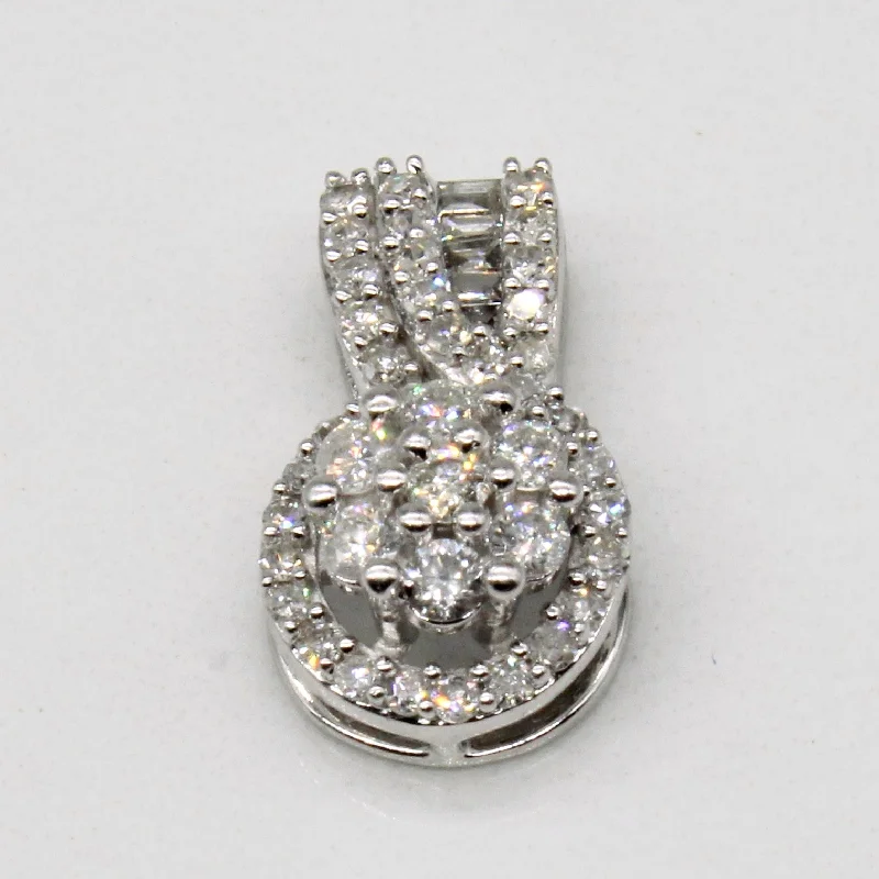 Diamond Cluster Pendant | 0.50ctw |