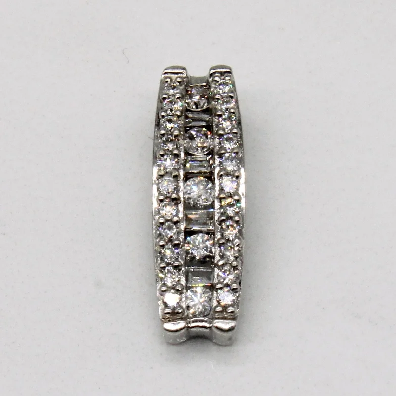 Diamond Column Pendant | 0.25ctw |