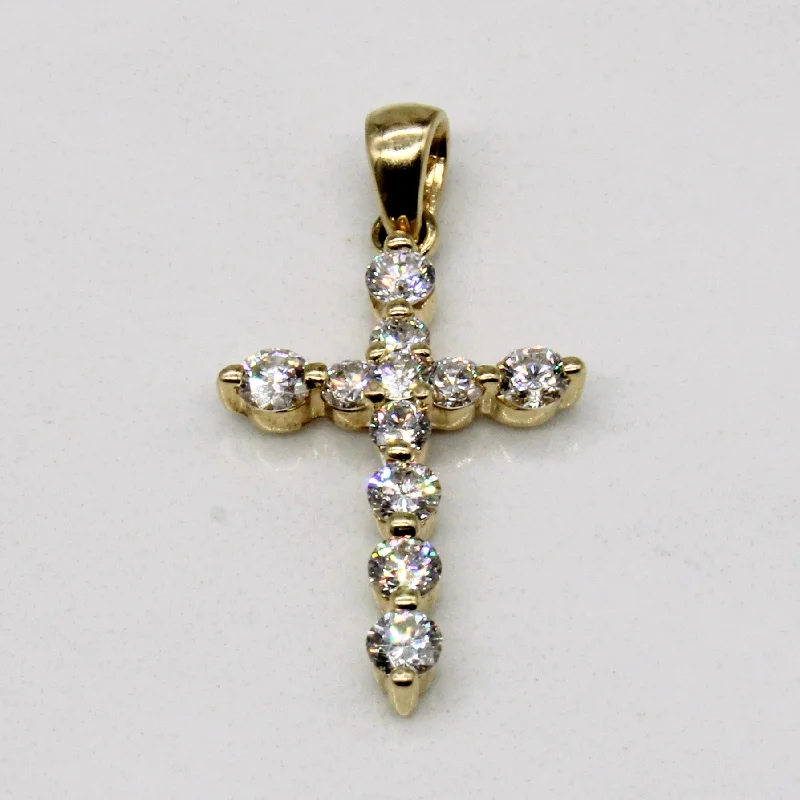 Diamond Cross Pendant | 0.45ctw |