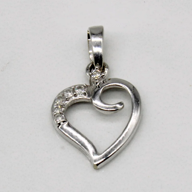 Diamond Heart Pendant | 0.04ctw |