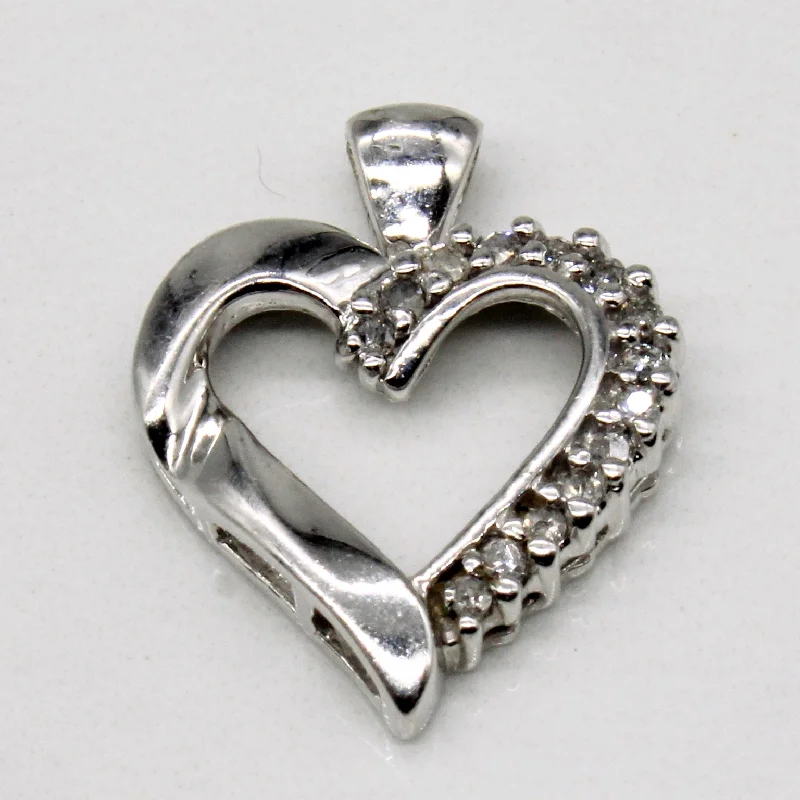 Diamond Heart Pendant | 0.10ctw |