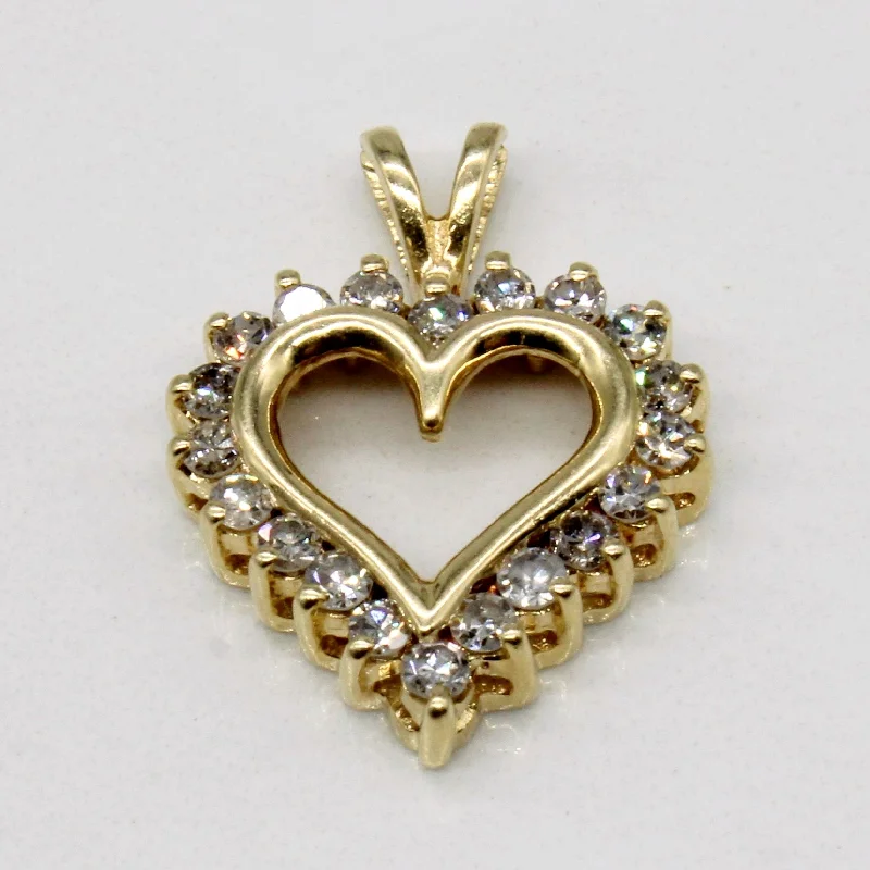 Diamond Heart Pendant | 0.50ctw |