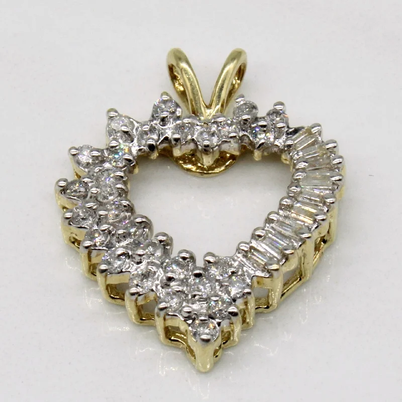 Diamond Heart Pendant | 0.50ctw |