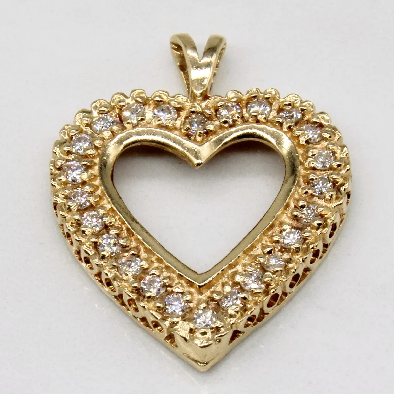 Diamond Heart Pendant | 0.60ctw |