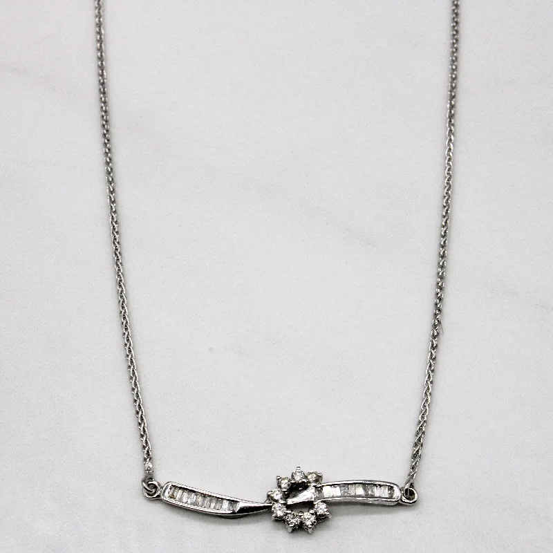 Diamond Pendant Necklace | 0.35ctw | 18" |