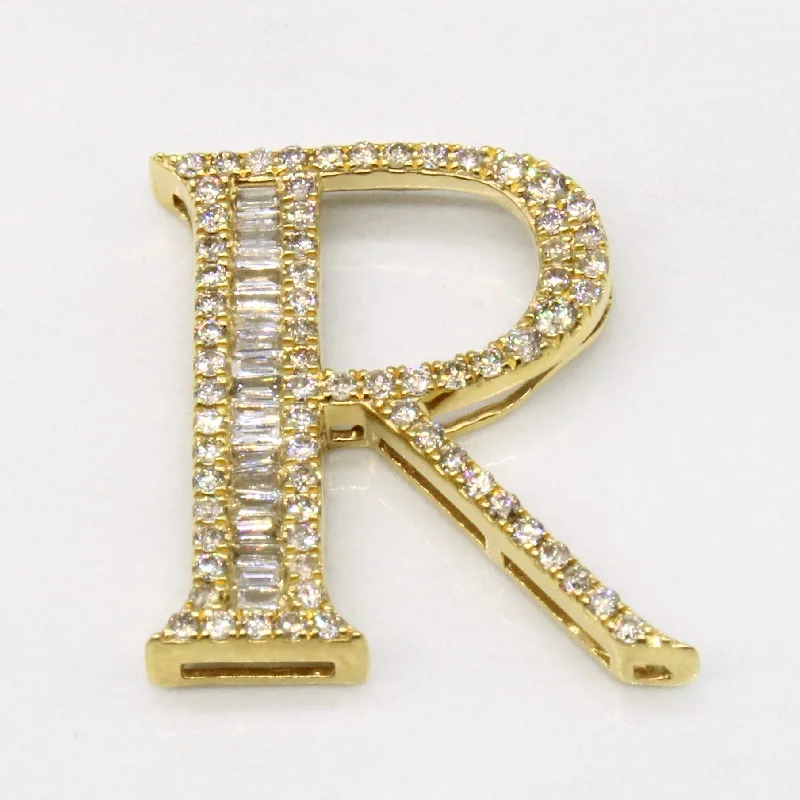 Diamond 'R' Pendant | 0.50ctw |