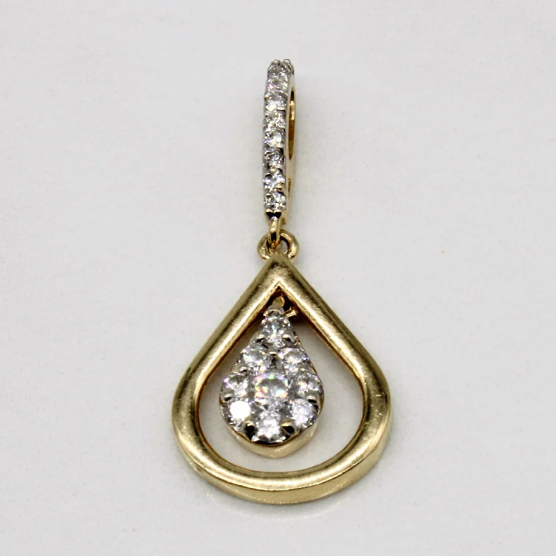 Diamond Teardrop Pendant | 0.25ctw |