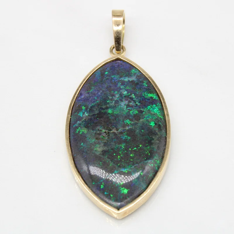 Dyed Black Opal Pendant | 15.00ct |