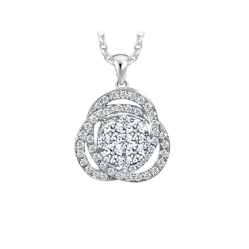celestial meteor shower earrings Endless Flow Diamond Pendant