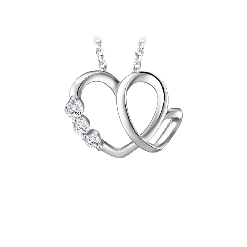 unique silver branch ring Eternity Love Pendant