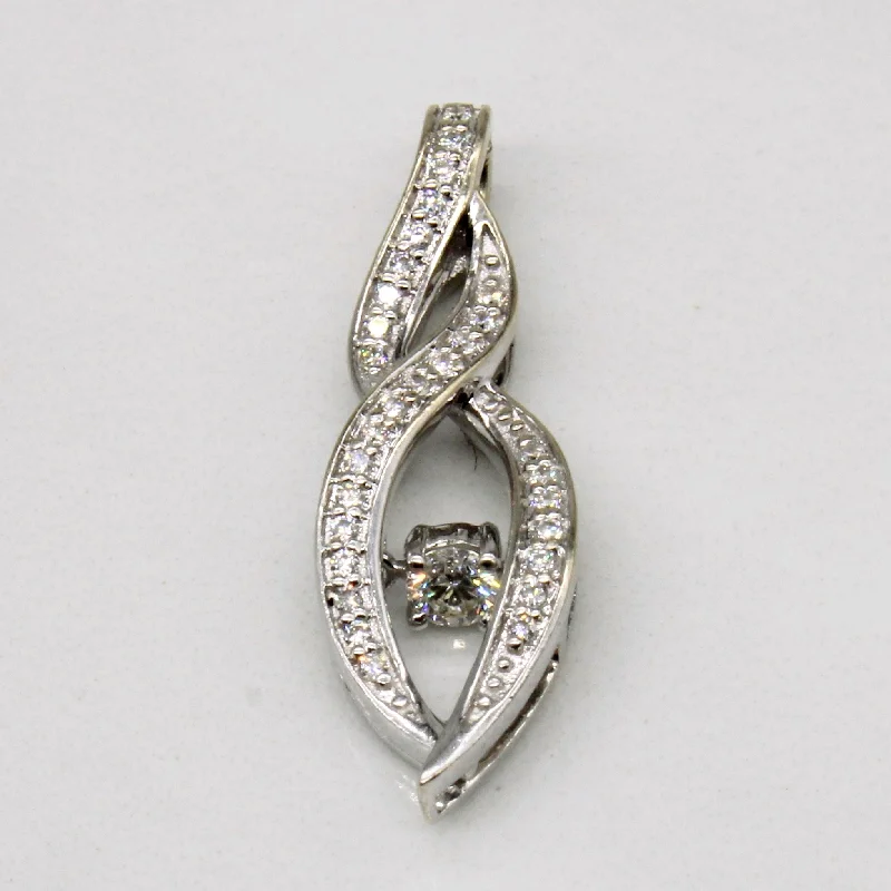 Floating Diamond Pendant | 0.18ctw |