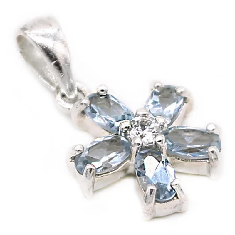 bold statement ring chunky Flower with Multi-Colored Charm