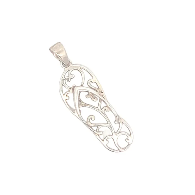 unique diamond tennis bracelet Footloose Silver Pendant