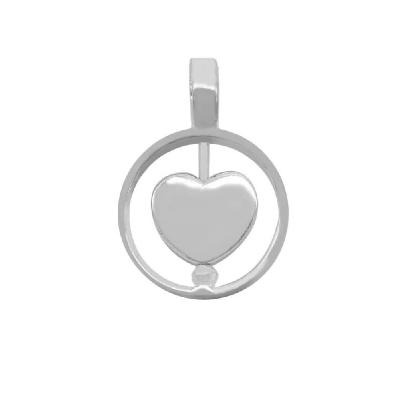 gothic black onyx ring men Hayley Heart 925 Sterling Silver Pendant