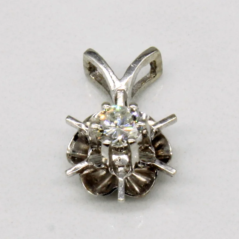 Illusion Set Diamond Pendant | 0.15ct |