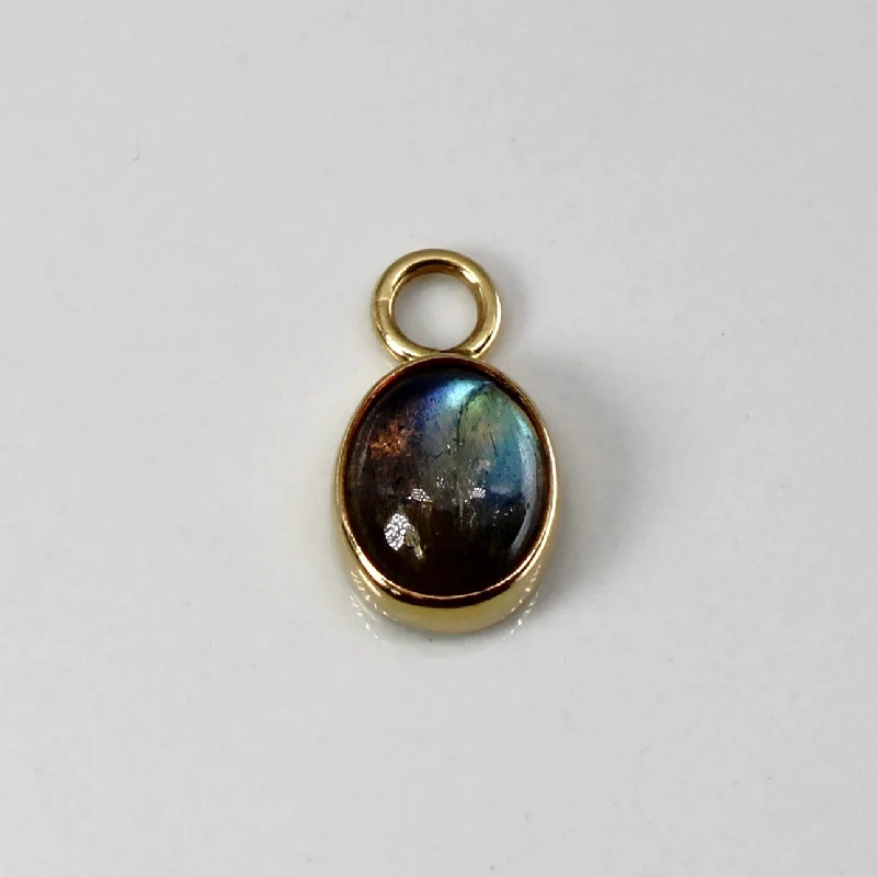 genuine ruby ring women Labradorite Gold Pendant | 1.50ct |