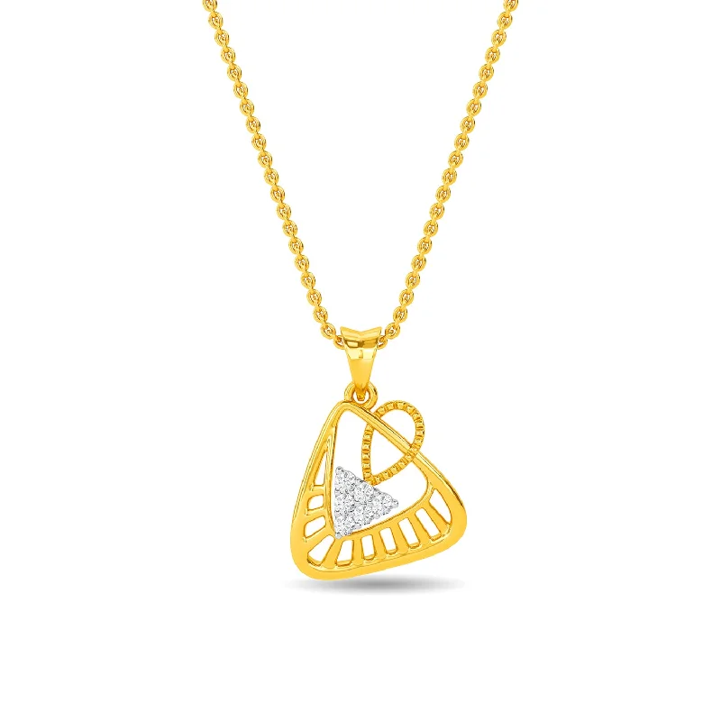 cubic zirconia tennis necklace Luan Pendant