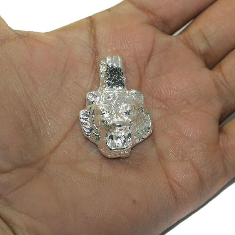 vintage diamond brooch Metal Pendant Silver 1.5 Inches