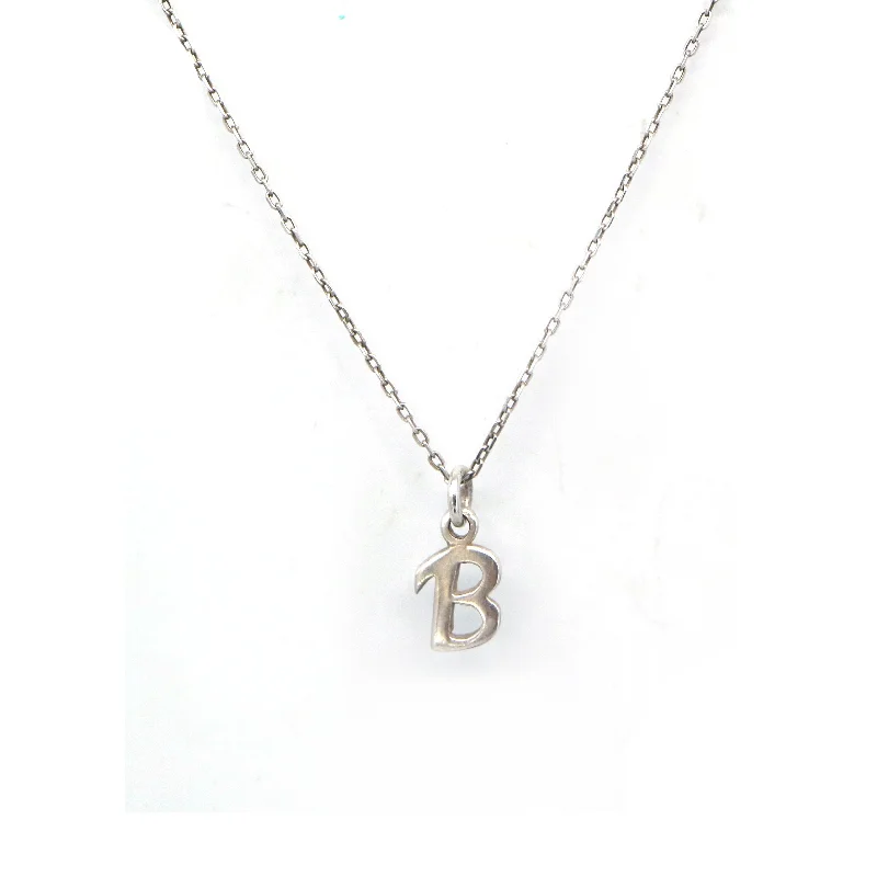 titanium spinner ring anxiety relief Monotype Letter with 16 Cable Chain Necklace