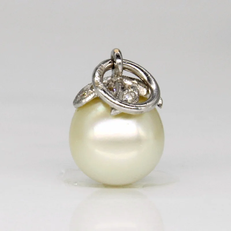 Pearl & Diamond Pendant | 0.06ctw |