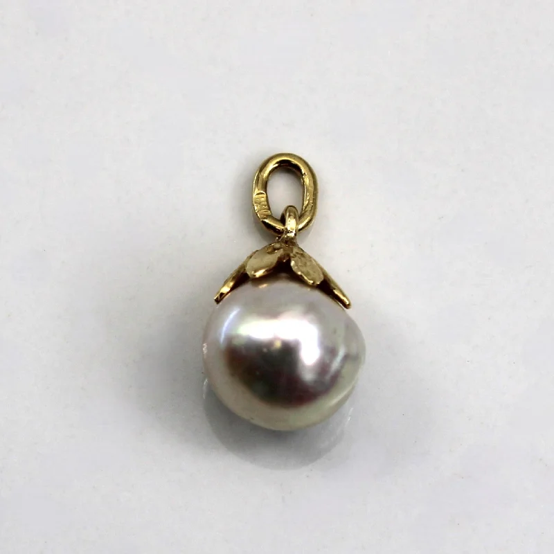 Baroque Pearl Drop Pendant