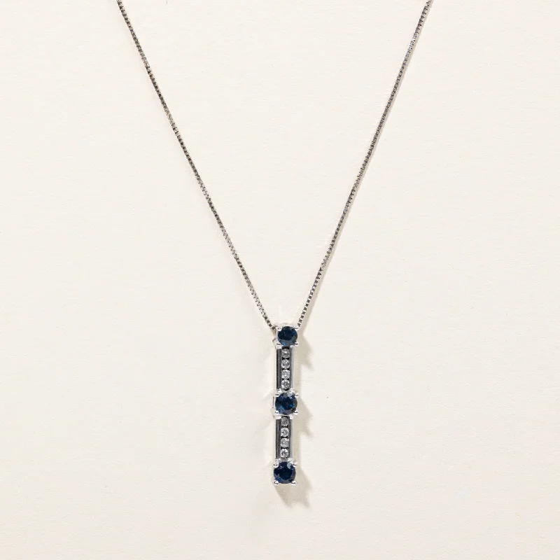 classic pearl choker necklace Sapphire & Diamond Column Pendant & Necklace | 0.50ctw, 0.08ctw | 18" | classic pearl choker necklace Sapphire & Diamond Column Pendant & Necklace | 0.50ctw, 0.08ctw | 18" |