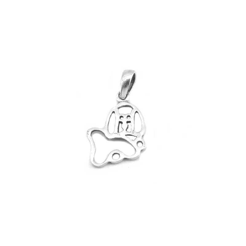 minimalist moonstone bracelet Cut-Out Puppy Pendant