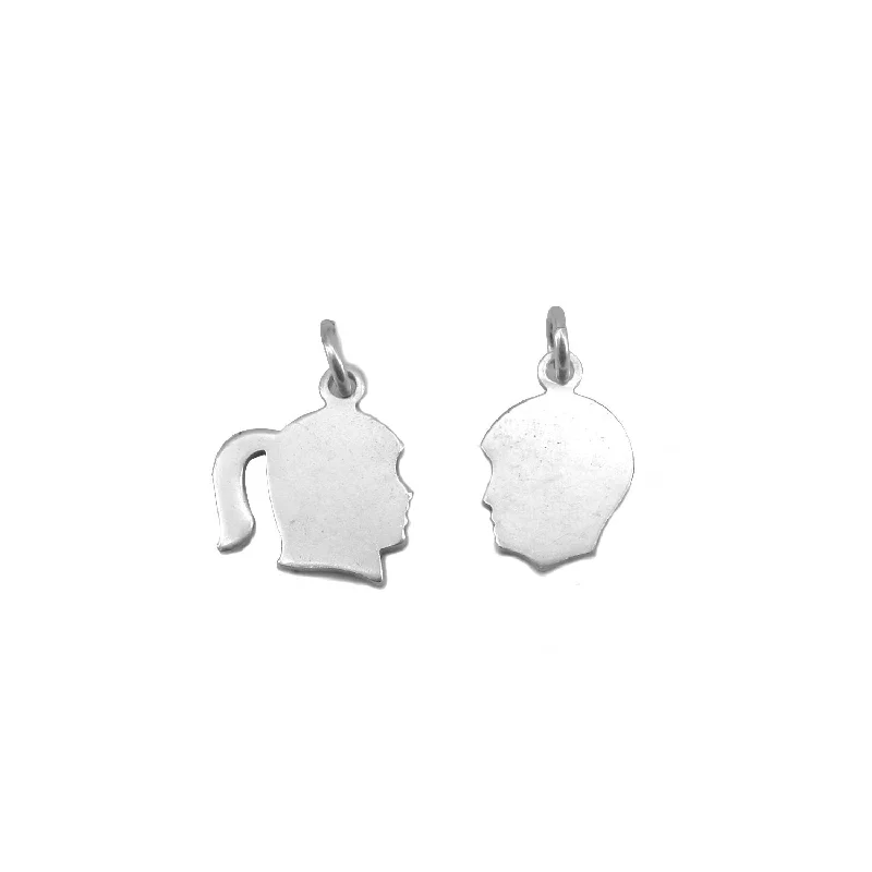celestial sunburst ring gold Boy and Girl Polished Pendant
