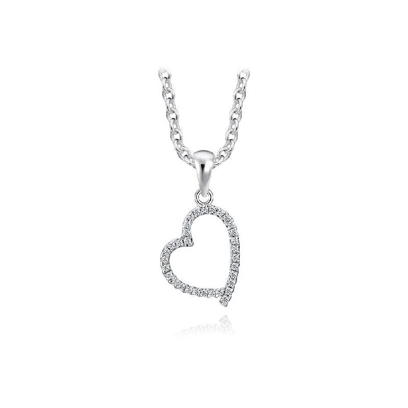 dainty gemstone drop earrings Timeless Love Diamond Pendant
