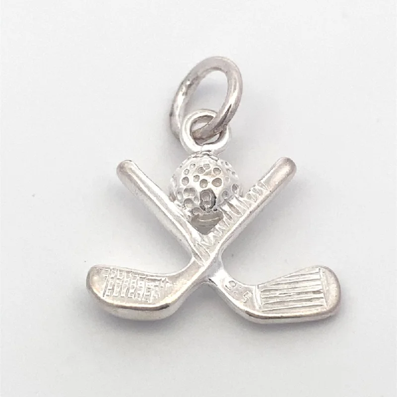 gold moonstone cocktail ring Woods Golf 925 Sterling Silver Pendant