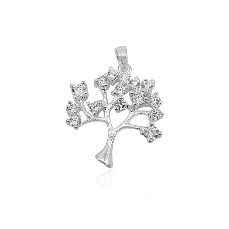 genuine ruby ring women Zirconia Tree of Life Charm