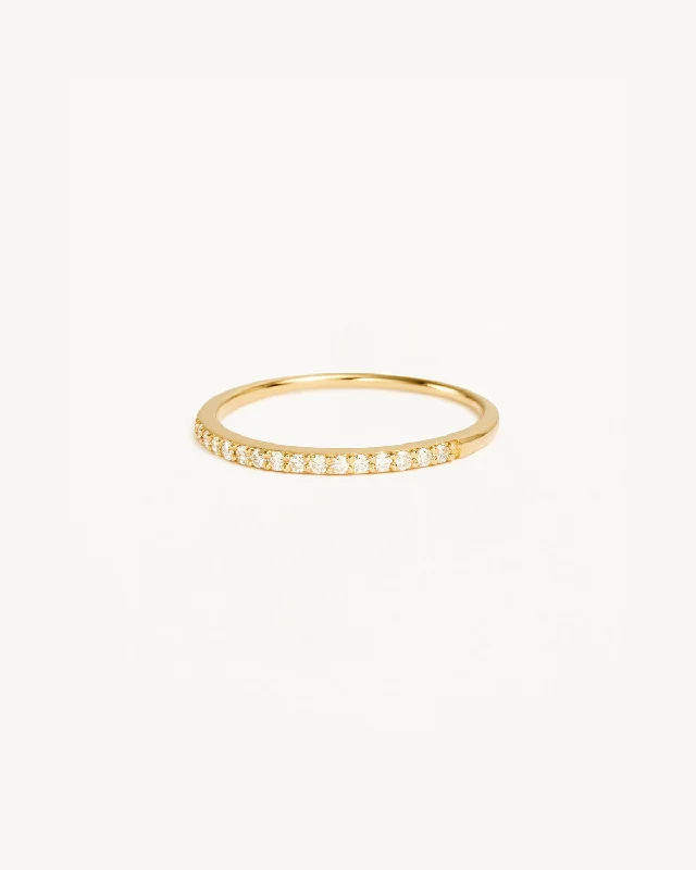 14k Solid Gold Diamond Halo Ring