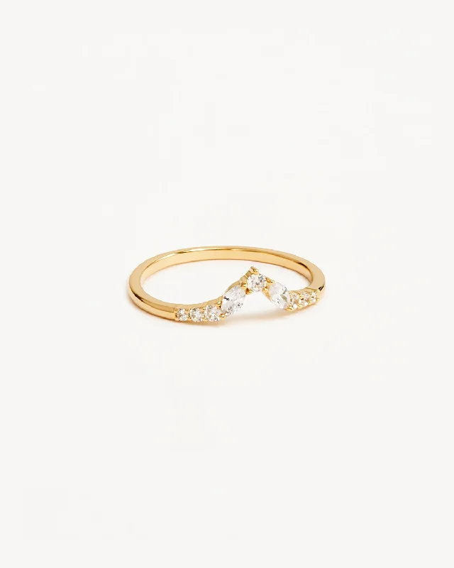 14k Solid Gold Petal by Petal Lab-Grown Diamond Ring