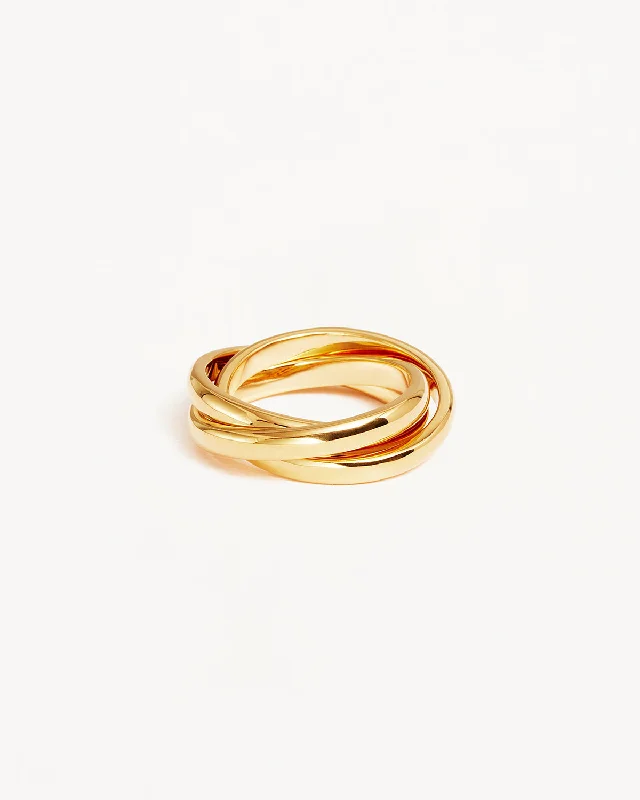 18k Gold Vermeil Now and Forever Ring