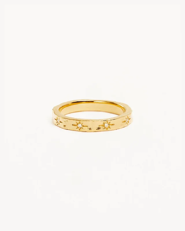 18k Gold Vermeil Stardust Ring