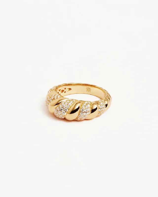 18k Gold Vermeil Stardust Soul Ring