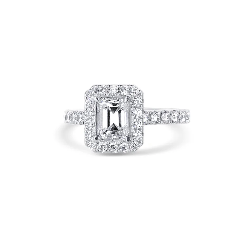 men’s rugged leather bracelet 18K White Gold Ring With A 1.11 Carat Emerald Cut Diamond Center Stone And Round Diamonds men’s rugged leather bracelet 18K White Gold Ring With A 1.11 Carat Emerald Cut Diamond Center Stone And Round Diamonds