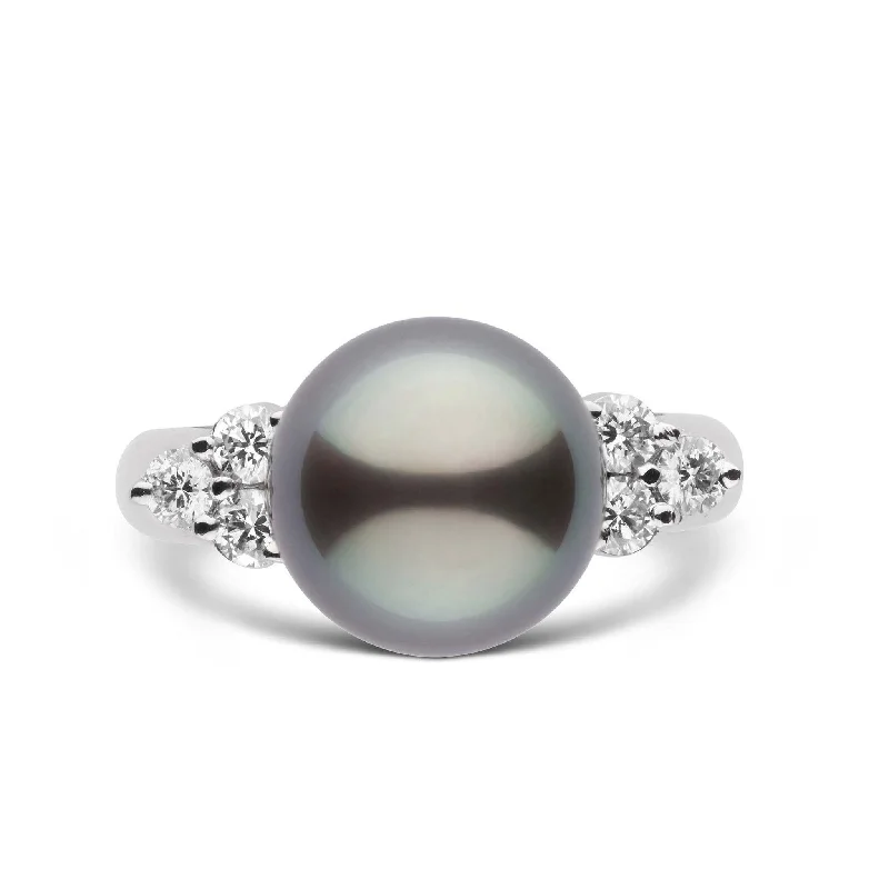 classic pearl strand necklace Always Collection 10.0-11.0 mm Tahitian Pearl and Diamond Ring classic pearl strand necklace Always Collection 10.0-11.0 mm Tahitian Pearl and Diamond Ring