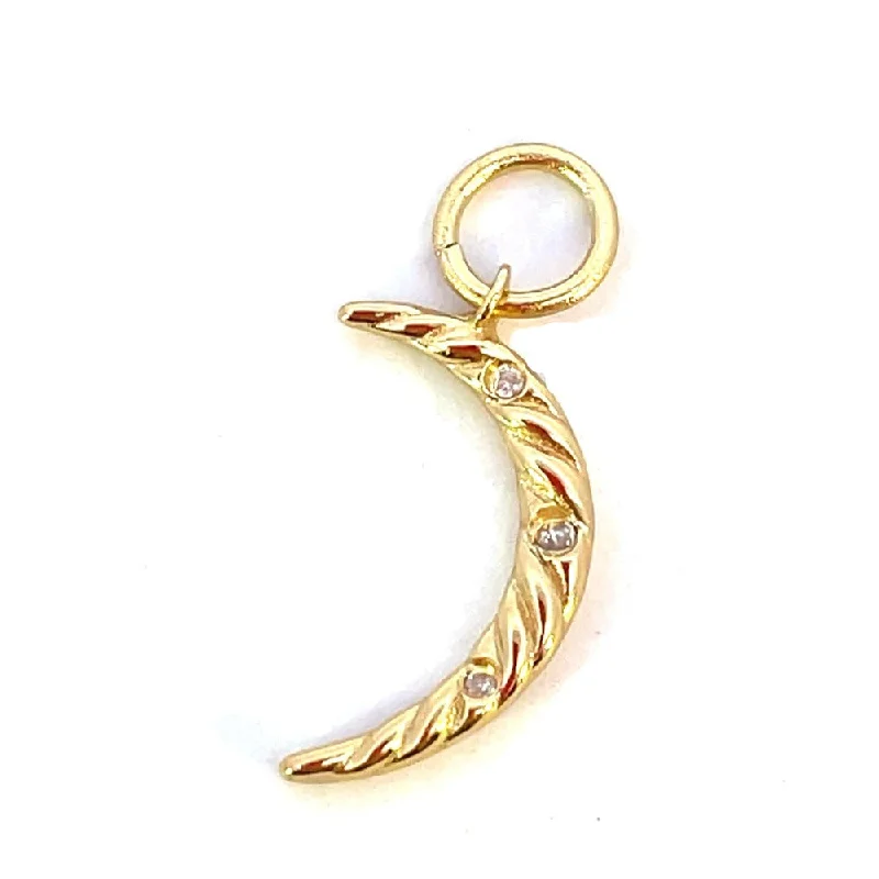 modern infinity signet ring Ania Haie Sterling Silver with Gold Overlay Moon Earring Charm modern infinity signet ring Ania Haie Sterling Silver with Gold Overlay Moon Earring Charm